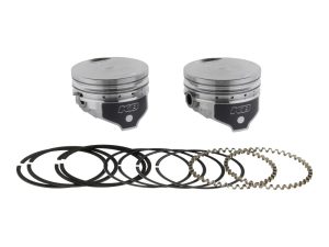 Piston and timing chain kit for motorcycle engine rebuild.