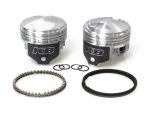 High-performance motorcycle pistons and ring kit for Revelry Motorcycles Australia.