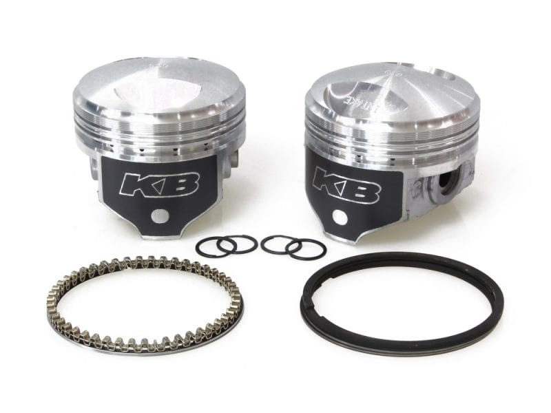 High-performance motorcycle pistons and ring kit for Revelry Motorcycles Australia.