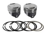 Piston and piston ring kit for motorcycle engine rebuilds at Revelry Motorcycles.