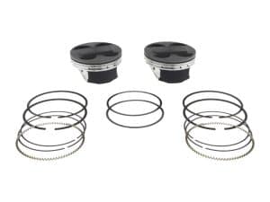 High-performance motorcycle piston and piston ring set for Revelry Motorcycles models.