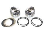 High-performance motorcycle piston kit with rings and pins for Revelry Motorcycles.
