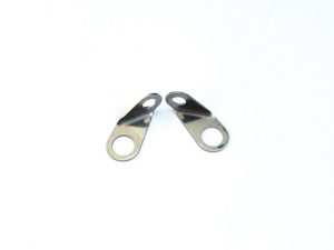 Polished metal motorcycle fairing bracket, Revelry Motorcycles accessories Australia.