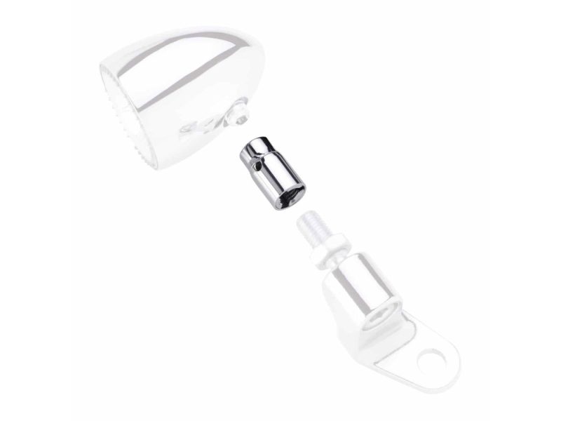 Aluminium motorcycle handlebar clamp bolt for Revelry Motorcycles, ensuring secure fitting.