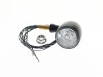 High-quality motorcycle LED indicator light with wiring and mounting nut for Revelry Motorcycles.