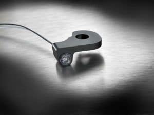 High-performance motorcycle lighting accessory from Revelry Motorcycles, designed for safety and durability.