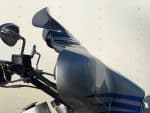 Front fairing and handlebar of a motorcycle from Revelry Motorcycles in Australia.