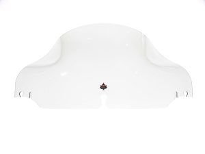 Clear motorcycle windscreen for Revelry Motorcycles, Australian-made bike accessories.