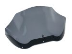 Aero motorcycle windshield for motorcycles, made from durable clear acrylic, ideal for touring bikes.