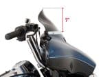 High-quality motorcycle fairing with a 7-inch windshield for Harley Davidson touring bikes.
