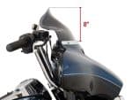 High-rise motorcycle windscreen for enhanced touring comfort - Revelry Cycles Australia.