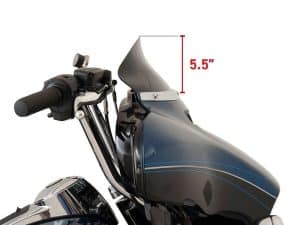 High-quality motorcycle tank with windshield, ideal for motorcycle enthusiasts and custom bike builds.