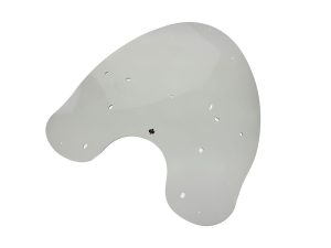 Aluminium motorcycle windshield for Revelry Motorcycles.