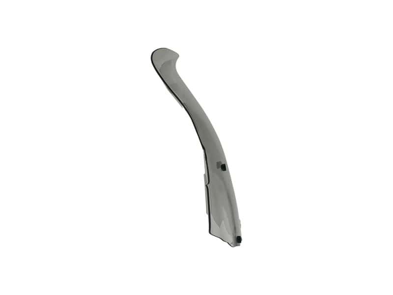 Light grey motorcycle fairing, durable and designed for Revelry Motorcycles; enhancing bike aerodynamics and style.