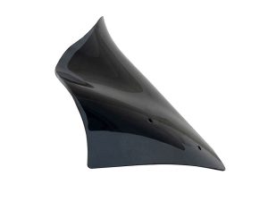 High-quality black motorcycle fairing for Revelry Motorcycles, stylish and aerodynamic design.