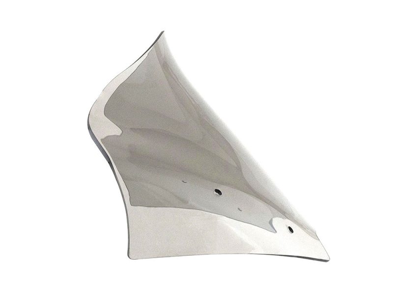 12in. Pro-Touring Flare Windshield - Tinted. Fits CVO Road Glide 2023up & Road Glide 2024up Aluminium motorcycle fairing part for Revelry Motorcycles.