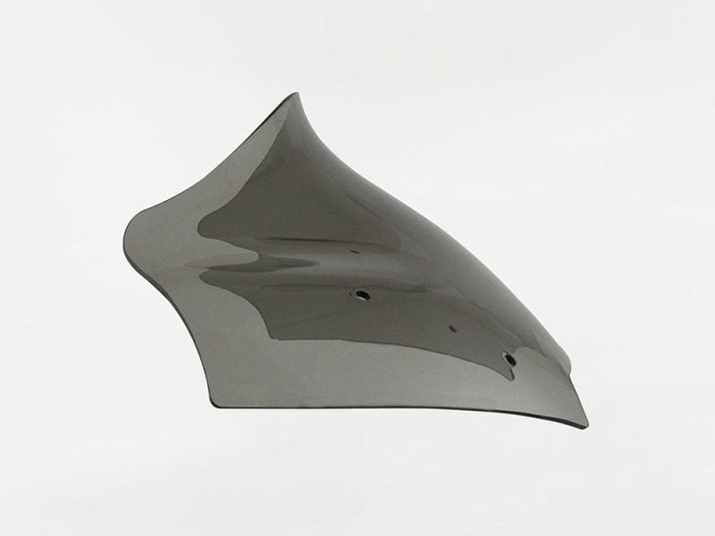 High-quality motorcycle windscreen for Revelry Motorcycles, Australian-made road bike accessories.
