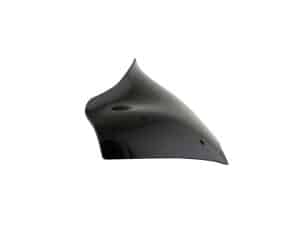 Sleek black motorcycle fairing for Revelry Motorcycles, high-quality bike accessories, and custom motorcycle parts.
