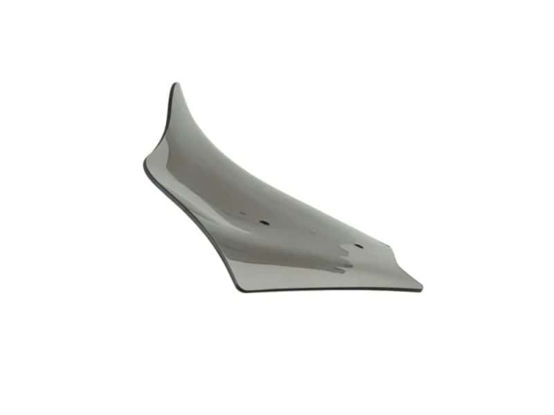 Aluminium motorcycle fairing component for enhanced aerodynamics and style.