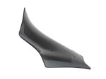 Shark grey motorcycle fairing for Harley Davidson touring models, made of durable ABS plastic.