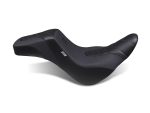 High-performance motorcycle seat with contour ergonomic design for rider comfort.
