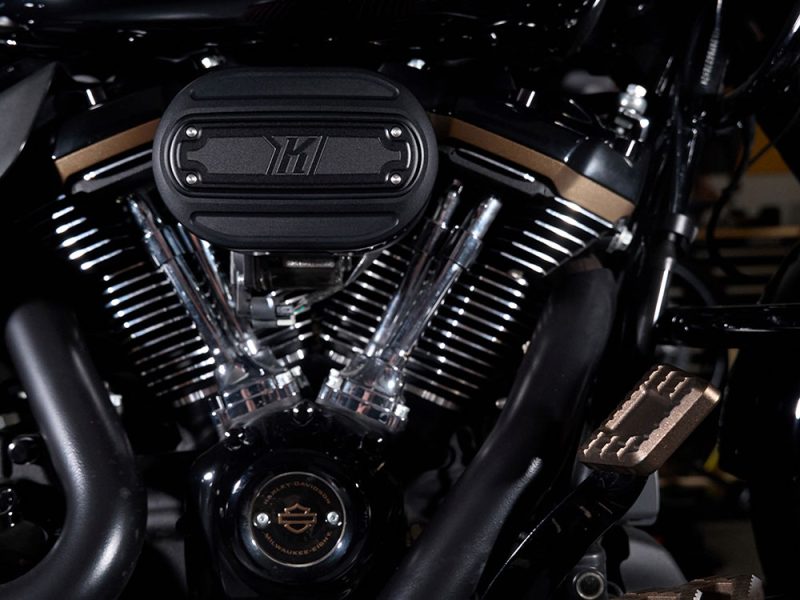 V8 Engine close-up at Revelry Motorcycles. Bike enthusiast motorcycles Harley Davidson Australia.