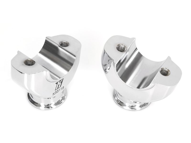 High-performance motorcycle triple tree clamps for enhanced stability and handling.