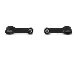 High-quality black motorcycle linkages for Revelry Motorcycles, durable and designed for optimal performance.