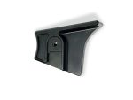 Robust black motorcycle kickstand for Harley-Davidson bikes.