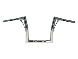 12.5in. x 1-1/2in. Flowbar Medium Ape - Chrome. Fits CVO Road Glide 2023up & Road Glide 2024up.