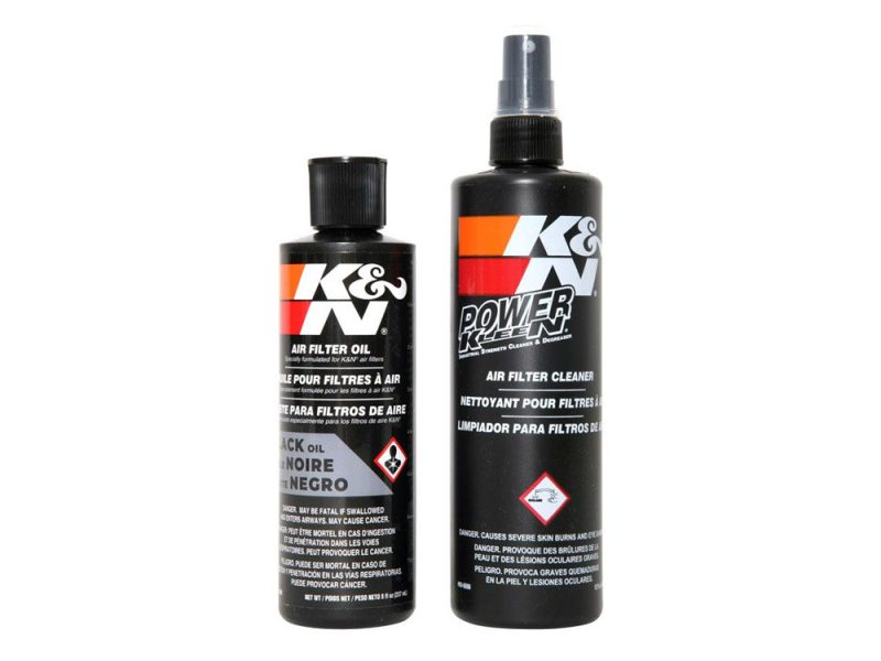 K&N air filter oil and cleaner for motorcycle air filters - optimise performance and maintenance.