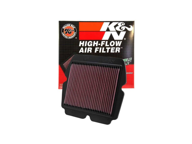 K&N High-Flow Air Filter for motorcycles and bikes - superior filtration and performance.