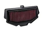 High-performance motorcycle air filter for Revelry Motorcycles.