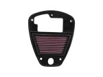 High-performance motorcycle air filter for Revelry Motorcycles, durable and enhances engine airflow.