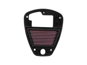 High-performance motorcycle air filter for Revelry Motorcycles, durable and enhances engine airflow.