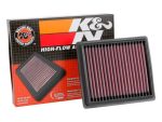 High-performance K&N motorcycle air filter for Revelry Motorcycles.
