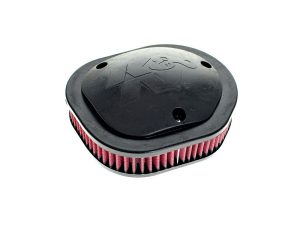 High-performance motorcycle air filter for Revelry Motorcycles, enhancing engine airflow and power.