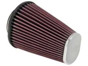 High-performance motorcycle air filter for optimal engine airflow.