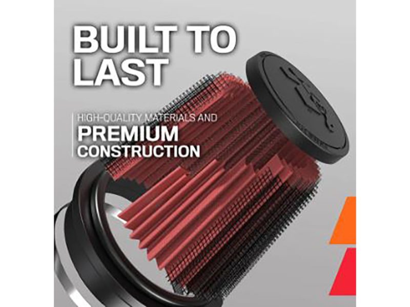High-quality motorcycle air filter for durability and performance.