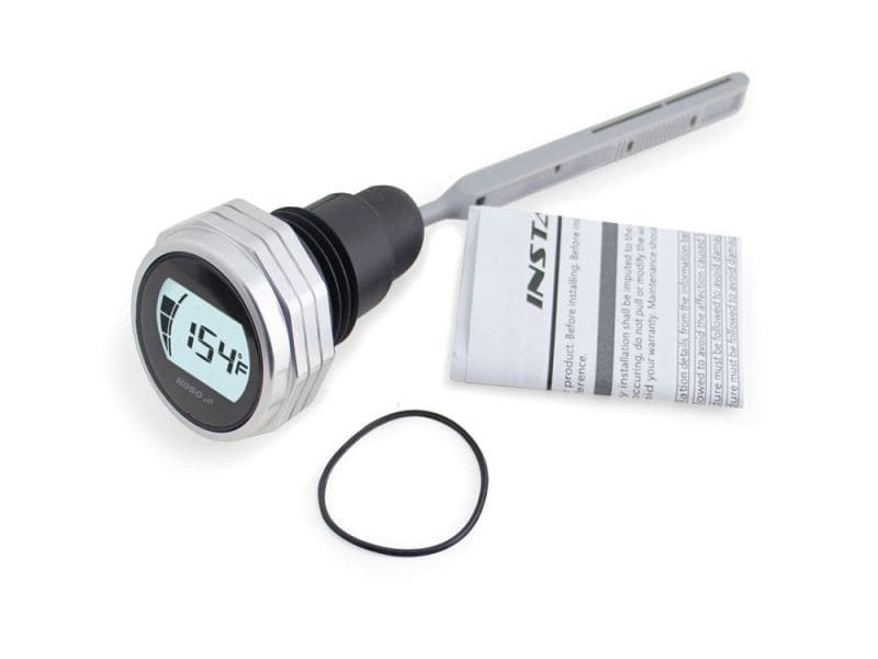 Digital bike thermometer for motorcycles, rugged design, easy to install.