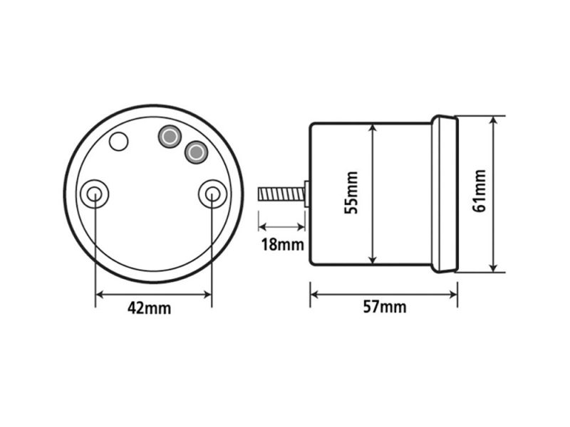 Compact electric motorcycle motor dimensions and technical drawing for Revelry Motorcycles.