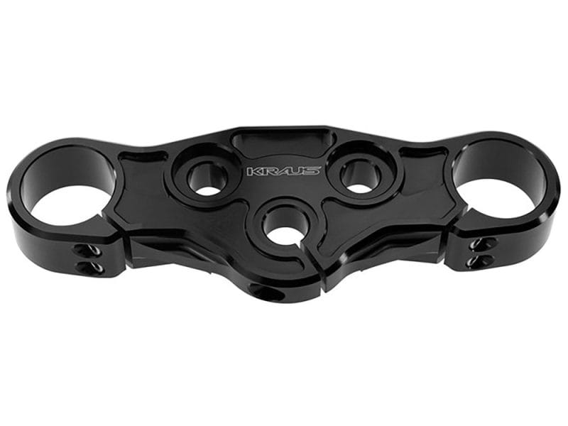 High-quality black motorcycle handlebar riser for Revelry Motorcycles and custom bike builds.