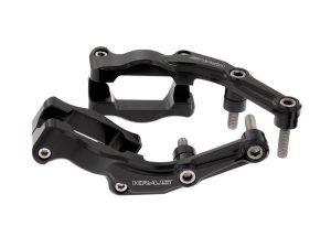 Aluminium motorcycle footpegs for enhanced riding comfort and durability. Designed for motorcycle rider grip and stability.