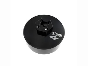 41mm motorcycle fork cap cover for Revelry Motorcycles.