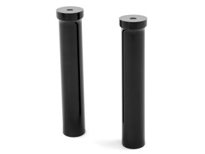 Black motorcycle handlebar grips for Revelry Motorcycles, Aussie bike accessories, and custom bike parts.