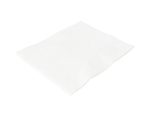 Fresh white motorcycle seat foam pad for bike repair and customization.