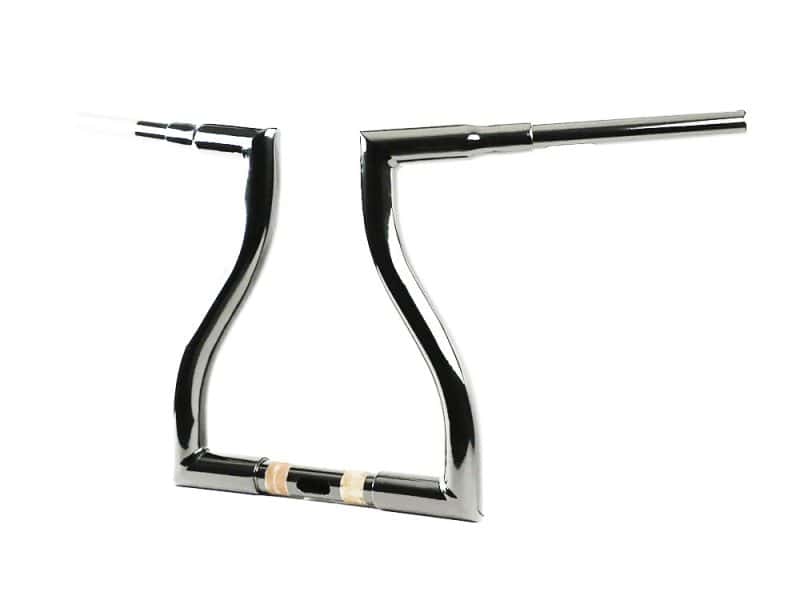 Chrome motorcycle footpeg bracket for Revelry Motorcycles, durable and high-quality.