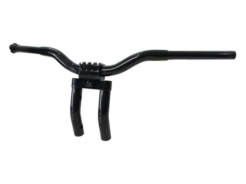 Black motorcycle handlebar for Revelry Motorcycles custom bikes.