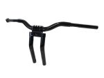 High-quality black motorcycle handlebar for custom Revelry Motorcycles builds in Australia.