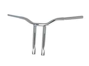 Shovel handlebar for motorcycle, chrome finish Revelry Motorcycles custom bike parts.